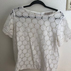 LOFT lace tee